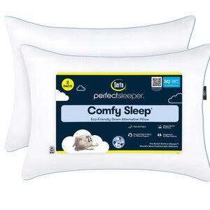 Perfect Sleeper Comfy Sleep White Pillow
